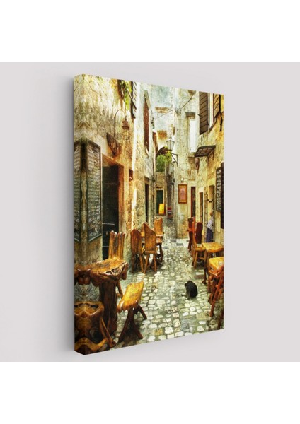 Beautiful Street Güzel Sokak Modern Dekoratif Kanvas Tablo, Duvar Dekoru 6406