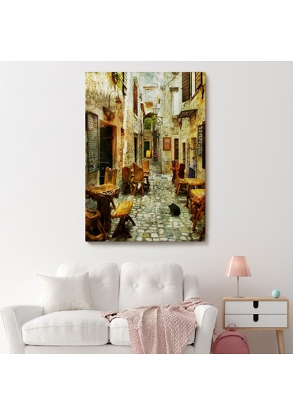 Beautiful Street Güzel Sokak Modern Dekoratif Kanvas Tablo, Duvar Dekoru 6406 fiyatları