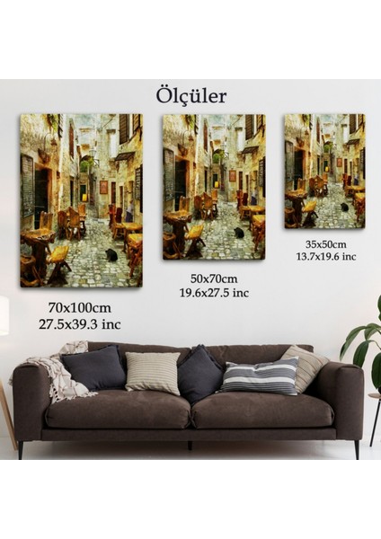 Beautiful Street Güzel Sokak Modern Dekoratif Kanvas Tablo, Duvar Dekoru 6406 modelleri