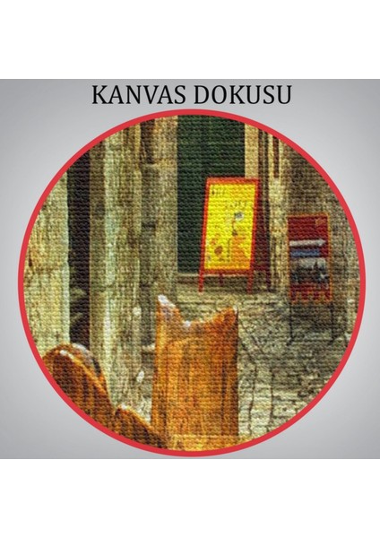Beautiful Street Güzel Sokak Modern Dekoratif Kanvas Tablo, Duvar Dekoru 6406