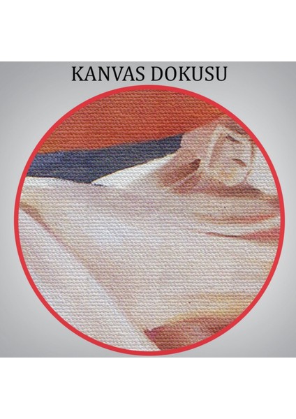 Gölde Islanan Cesur Kadın Dekoratif Kanvas Tablo, Duvar Dekoru 6455