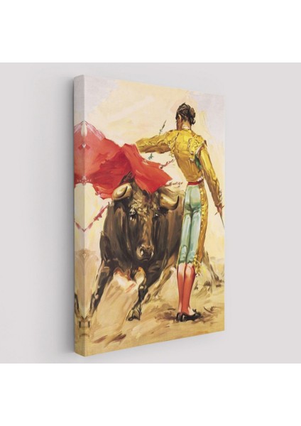 Ispanyol Matador Modern Dekoratif Kanvas Tablo, Duvar Dekoru 6250