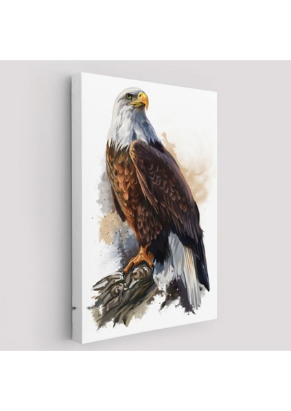 Kartal Hayvan Temalı Dekoratif Kanvas Tablo, Duvar Dekoru 5961