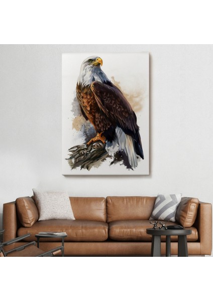 Kartal Hayvan Temalı Dekoratif Kanvas Tablo, Duvar Dekoru 5961 fiyatları