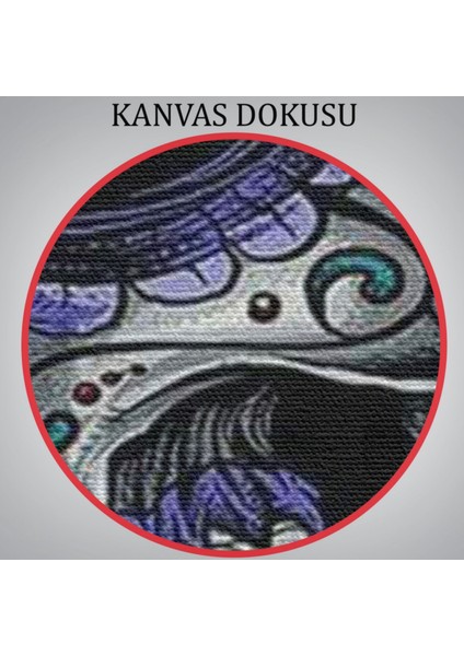 Renkli Çiçekli Şeker Kafatası Posteri Dekoratif Kanvas Tablo, Duvar Dekoru 5256