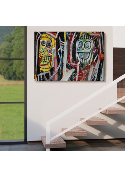 Patmala Boom Eseri Jean Michel Basquiat Dekoratif Kanvas Tablo, Duvar Dekoru 5032 indirimleri