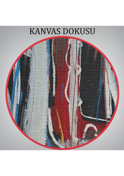 Patmala Boom Eseri Jean Michel Basquiat Dekoratif Kanvas Tablo, Duvar Dekoru 5032