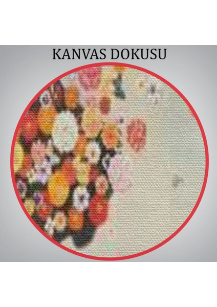 Çiçek Kıyafetli Kadın Dekoratif Kanvas Tablo, Duvar Dekoru 6281