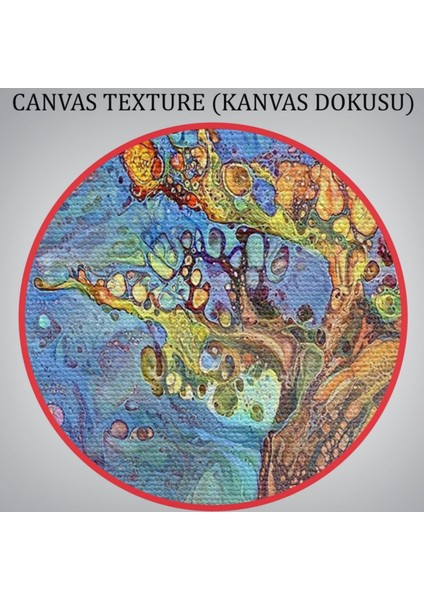 Sihirli Yaşlı Ağaç Modern Manzara Dekoratif Kanvas Tablo, Duvar Dekoru 3504