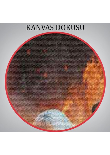 Cadılar Bayramı Oymalı Kabaklar ve Iskelet Kafa Dekoratif Kanvas Tablo, Duvar Dekoru 5198