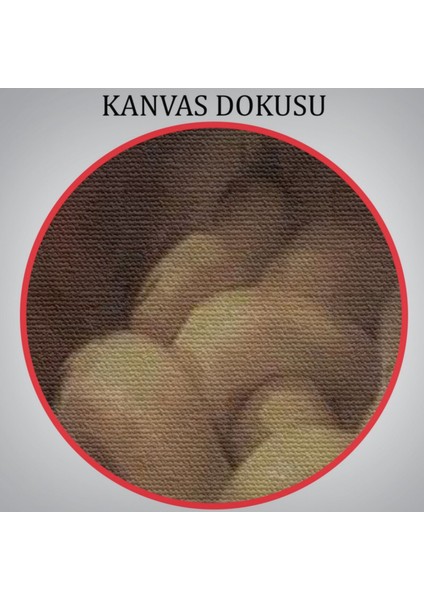 Canavar ve Mona Lisa Duruşu Dekoratif Kanvas Tablo, Duvar Dekoru 6246