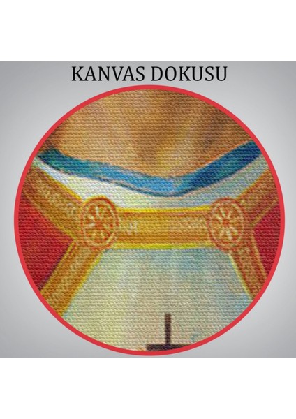 Isa'nın En Kutsal Kalbi Dekoratif Kanvas Tablo, Duvar Dekoru 6478