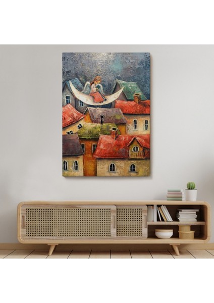 Gece Meleği Dekoratif Kanvas Tablo, Duvar Dekoru 6244 modelleri