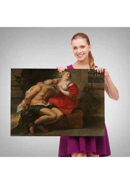 Çıplak Tablo, Peter Paul Rubens Cimon ve Pero Dekoratif Kanvas Tablo, Duvar Dekoru 5377 fırsatları