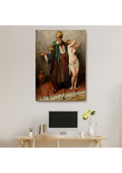 Çıplak Arap Cariye Dekoratif Kanvas Tablo, Duvar Dekoru 6136 modelleri