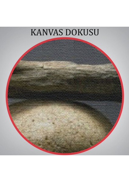 Tüy ve Taş Dengesi Tuval Baskı Dekoratif Kanvas Tablo, Duvar Dekoru 5375