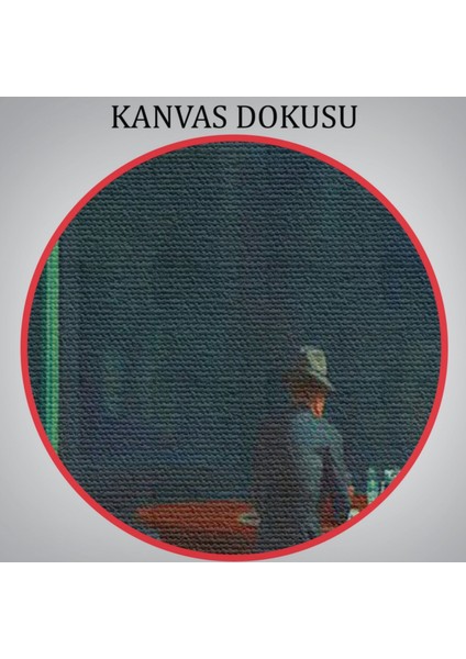 Gecekuşları Eseri Edward Hopper Dekoratif Kanvas Tablo, Duvar Dekoru 5158