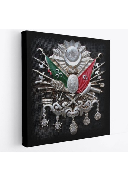 Osmanlı Tuğrası Ottoman Sign Dekoratif Kanvas Tablo, Duvar Dekoru 5803