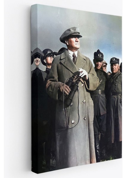 Mustafa Kemal Atatürk Portresi Dekoratif Kanvas Tablo, Duvar Dekoru FG131