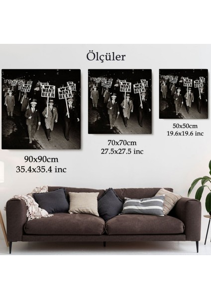 1931 Bira Istiyoruz, Protesto Fotoğrafı Dekoratif Kanvas Tablo, Duvar Dekoru 5336 fırsatları