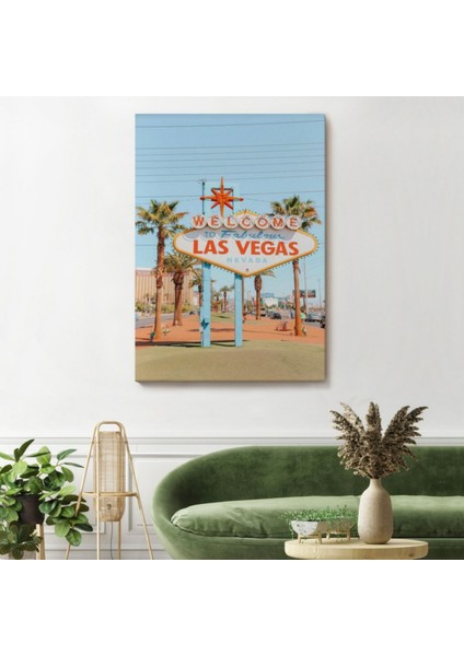 Ünlü Tabela Las Vegas Dekoratif Kanvas Tablo, Duvar Dekoru 6294 fiyatları