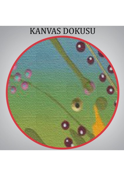 Gizli Bahçe Sanatsal Dekoratif Kanvas Tablo, Duvar Dekoru 6275