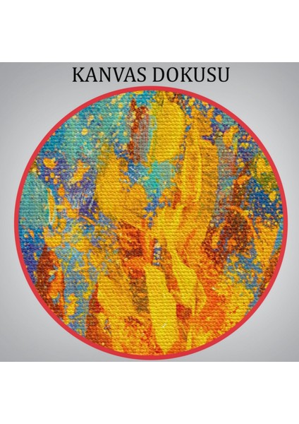 Nevruz Ateşini Izleyen Sevgililer Dekoratif Kanvas Tablo, Duvar Dekoru 5995