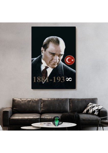 Ulu Önder Mustafa Kemal Atatürk Dekoratif Kanvas Tablo, Duvar Dekoru 6446 fiyatları