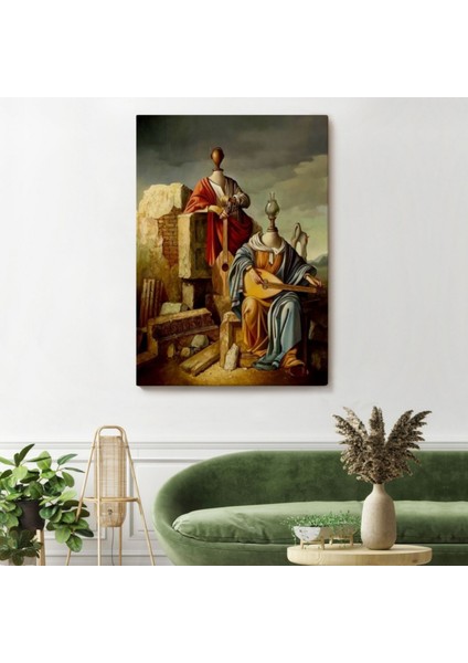 Rönesans Sürreal Tablo Vito Campanella Dekoratif Kanvas Tablo, Duvar Dekoru 6492 fiyatları