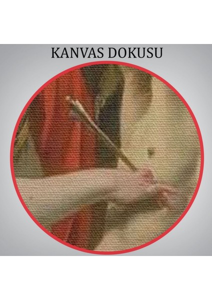 Alessandro Turchi Saint Sebastian Dekoratif Kanvas Tablo, Duvar Dekoru 6412