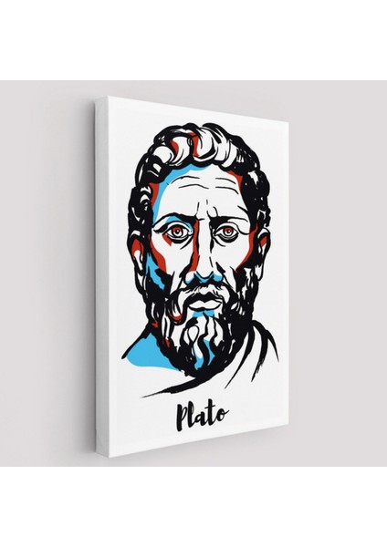 Platon Filozof Dekoratif Kanvas Tablo, Duvar Dekoru 5970