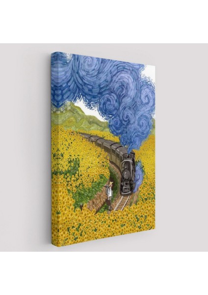 Renkli Eser Vincent Van Gogh Dekoratif Kanvas Tablo, Duvar Dekoru 6224