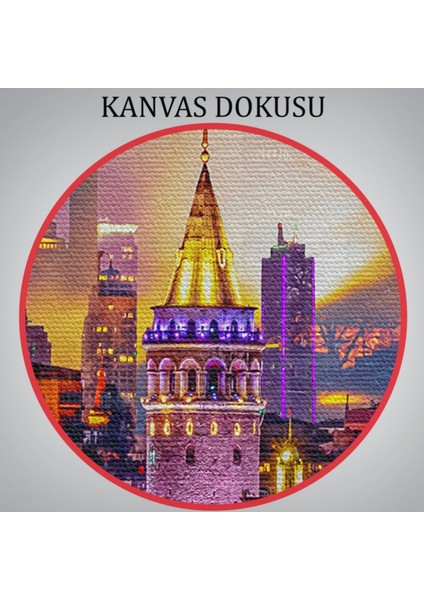 Sultan Ahmet Camii Galata Kulesi ile Şehir Dekoratif Kanvas Tablo, Duvar Dekoru 6514 indirimleri
