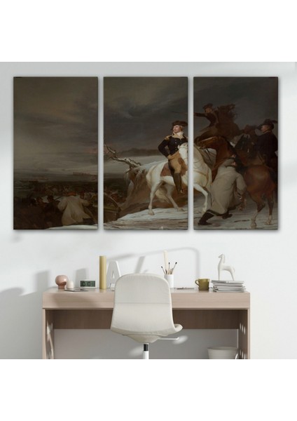 Delaware Pasajı Thomas Sully Dekoratif Kanvas Tablo, Duvar Dekoru 6541 modelleri