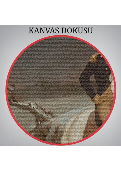 Delaware Pasajı Thomas Sully Dekoratif Kanvas Tablo, Duvar Dekoru 6541