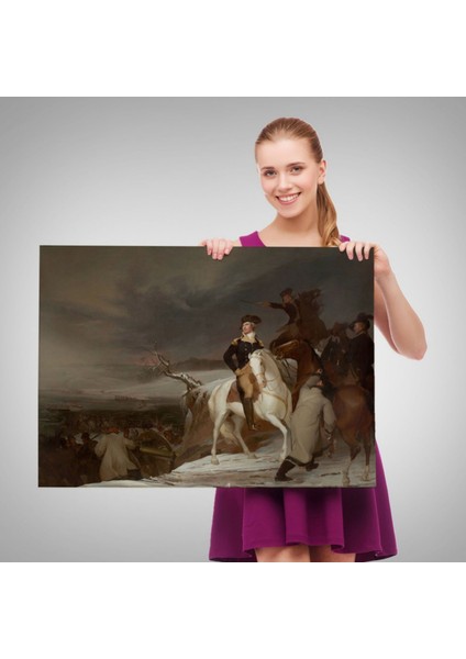 Delaware Pasajı Thomas Sully Dekoratif Kanvas Tablo, Duvar Dekoru 6541