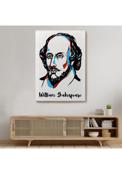 William Shakespeare Şair Yazar Dekoratif Kanvas Tablo, Duvar Dekoru 5968 modelleri