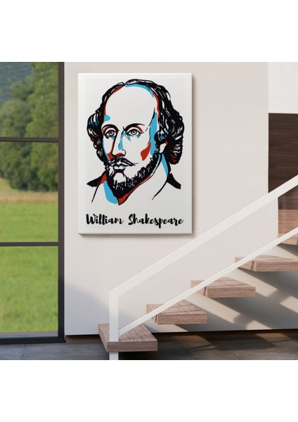William Shakespeare Şair Yazar Dekoratif Kanvas Tablo, Duvar Dekoru 5968 indirimleri