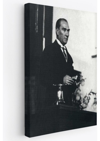 Mustafa Kemal Atatürk Portresi Dekoratif Kanvas Tablo, Duvar Dekoru FY148