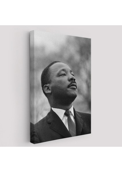 Martin Luther King Şiddet Karşıtı ve Irksal Eşitlik Dekoratif Kanvas Tablo, Duvar Dekoru 6374
