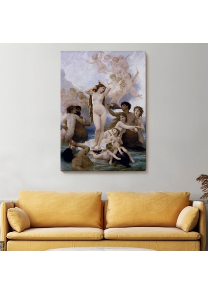 Venüsün Doğuşu Eseri William-Adolphe Bouguereau Dekoratif Kanvas Tablo, Duvar Dekoru 6474 fiyatları