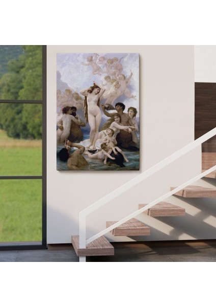 Venüsün Doğuşu Eseri William-Adolphe Bouguereau Dekoratif Kanvas Tablo, Duvar Dekoru 6474 fırsatları