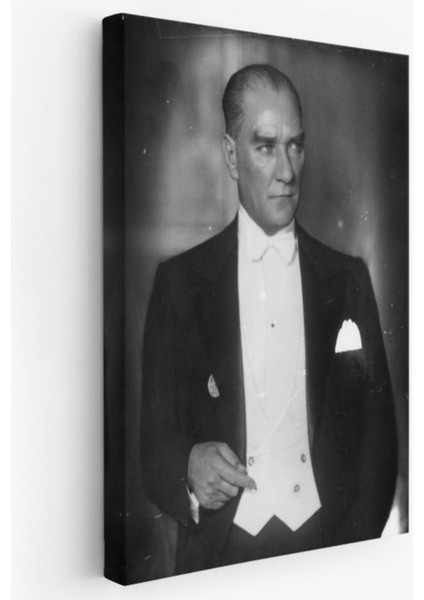 Mustafa Kemal Atatürk Portresi Dekoratif Kanvas Tablo, Duvar Dekoru FÖ139