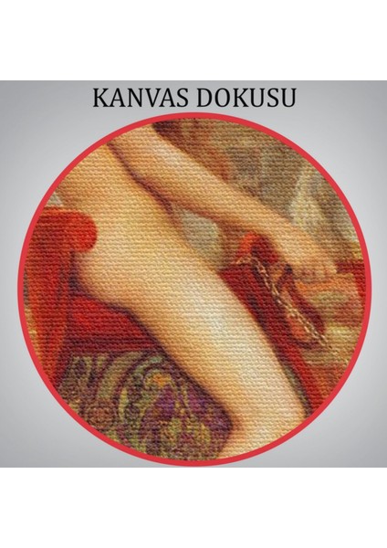 At Üstünde Çıplak Kadın Eseri Lady Godiva Dekoratif Kanvas Tablo, Duvar Dekoru 6583