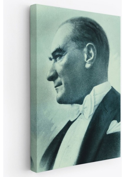 Mustafa Kemal Atatürk Portresi Dekoratif Kanvas Tablo, Duvar Dekoru DI86