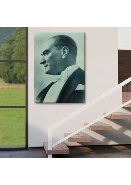 Mustafa Kemal Atatürk Portresi Dekoratif Kanvas Tablo, Duvar Dekoru DI86 fırsatları