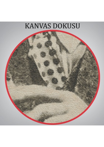 Mustafa Kemal Atatürk Portresi Karakalem Dekoratif Kanvas Tablo, Duvar Dekoru DE82