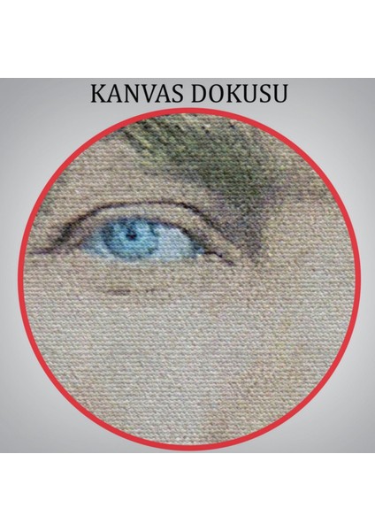 Mustafa Kemal Atatürk Portresi Dekoratif Kanvas Tablo, Duvar Dekoru CF56