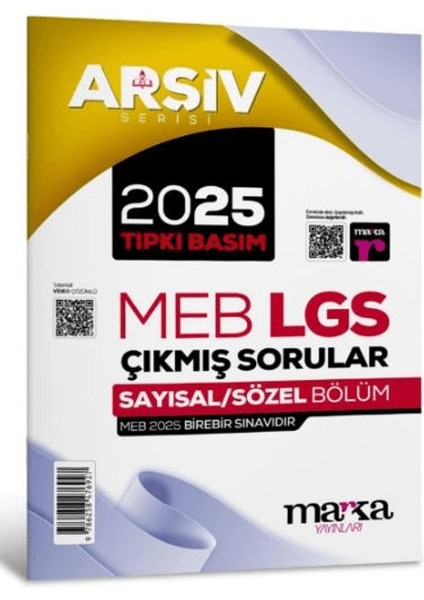 2025 Lgs Arşiv Serisi Tıpkı Basım Çıkmış Sorular
