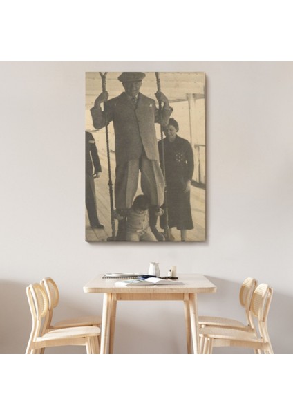 Mustafa Kemal Atatürk Portresi Dekoratif Kanvas Tablo, Duvar Dekoru FO138 fiyatları